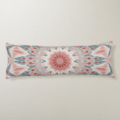 打撃モダン万華鏡のように千変万化するパターンマンダラフラクタルアート ボディピロー (裏面)