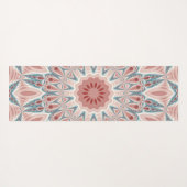 打撃モダン万華鏡のように千変万化するパターンマンダラフラクタルアート ヨガマット (裏面(横))