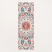 打撃モダン万華鏡のように千変万化するパターンマンダラフラクタルアート ヨガマット (正面)