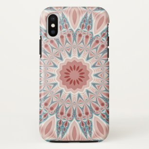 打撃モダン万華鏡のように千変万化するパターンマンダラフラクタルアート iPhone XSケース