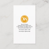 打撃金ゴールドフェイク音声ボックスタクシーアイコンドライバ 名刺 (裏面)