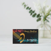 打撃音楽音波プロフェッショナルDJ 名刺 (スタンド正面)