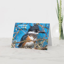 打撃鳥ポーズ誕生日カード カード