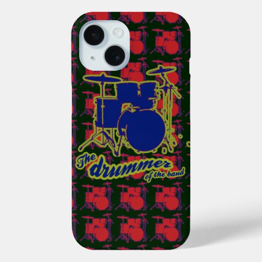 打楽器ドラム Case-Mate iPhoneケース (裏面)
