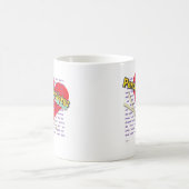 打楽器奏手-バンドマグの心拍 コーヒーマグカップ (中央)