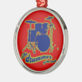 打楽器～ドラム メタルオーナメント (左)