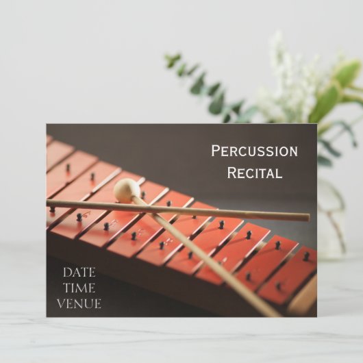 打楽器 招待状 (スタンド正面)