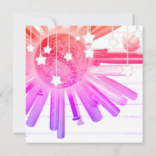 打者を上げろ！ 招待状 (正面)