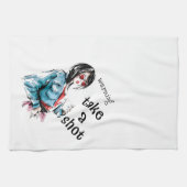 打警告つ キッチンタオル (横)