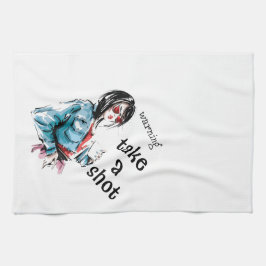 打警告つ キッチンタオル