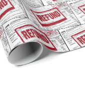 払い戻しスタンプ1040 IRS型枠 ラッピングペーパー (ロールコーナー)