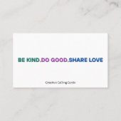 払うフォワード愛の呼び出しカード コーリングカード (裏面)