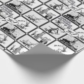 扱いにくいウサギのhitchcover場面包装紙 ラッピングペーパー (角)