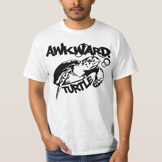 扱いにくいカメのTシャツ Tシャツ (正面)