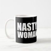 扱いにくい女性のマグ コーヒーマグカップ (左)