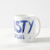 扱いにくい女性のマグ コーヒーマグカップ (正面右)