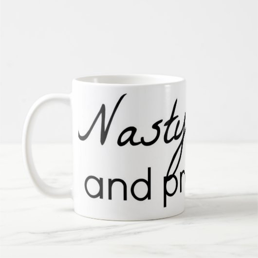 扱いにくい女性のマグ コーヒーマグカップ (左)