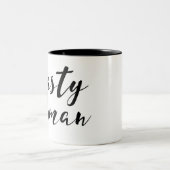 扱いにくい女性のマグ ツートーンマグカップ (中央)