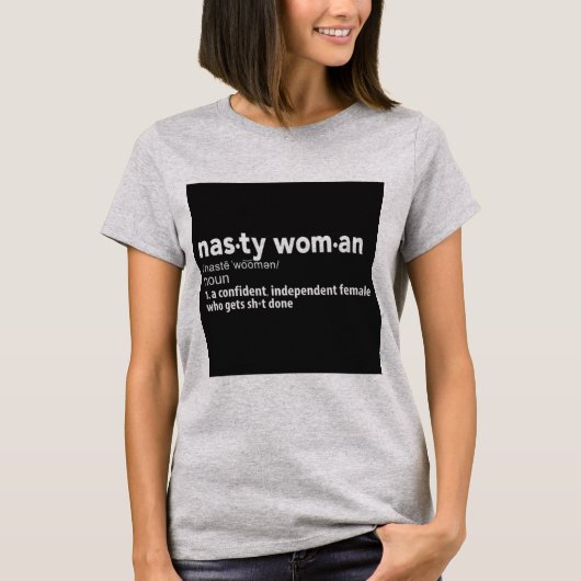 扱いにくい女性の定義 Tシャツ (正面)