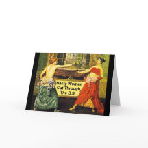 扱いにくい女性はB.S. -挨拶状--を通り過ぎました