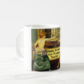 扱いにくい女性はB.S. - 11のozのクラシック--を通り過ぎました コーヒーマグカップ (正面左)