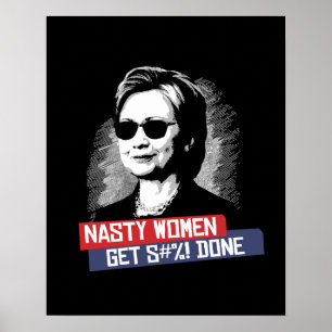 扱いにくい女性はSを得ます--- される -- 大統領選挙 ポスター