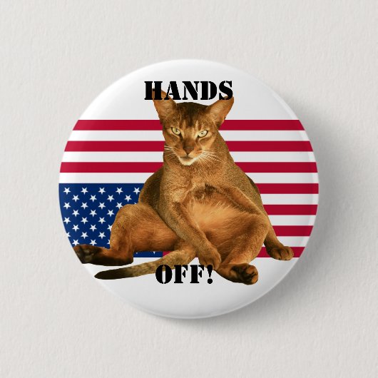 扱いにくい女性ピン 缶バッジ (正面)