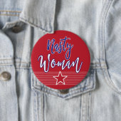 扱いにくい女性ボタン 缶バッジ (インサイチュ)