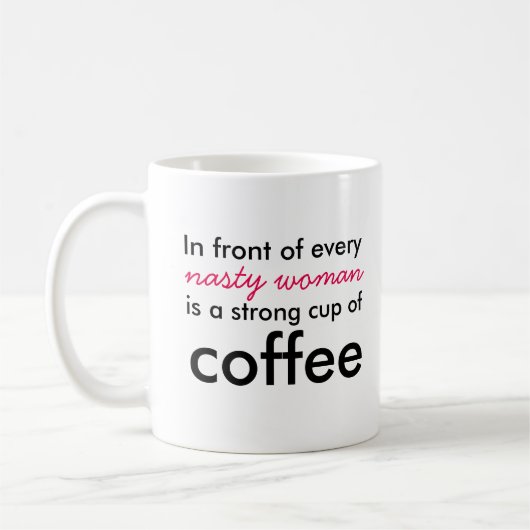 扱いにくい女性 コーヒーマグカップ (左)