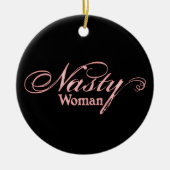 扱いにくい女性 セラミックオーナメント (正面)