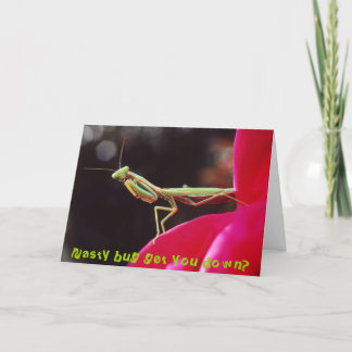 扱いにくい虫はおろしますか。 カード