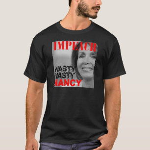 扱いにくく扱いにくいナンシーPelosiを弾劾して下さい Tシャツ