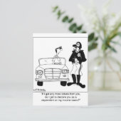 扶養家族として申告された役員 ポストカード (スタンド正面)