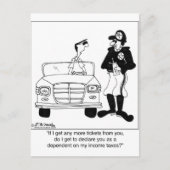 扶養家族として申告された役員 ポストカード (正面)