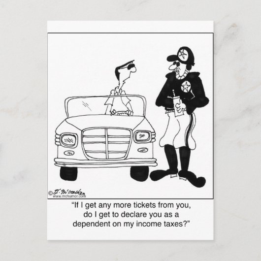 扶養家族として申告された役員 ポストカード (正面)