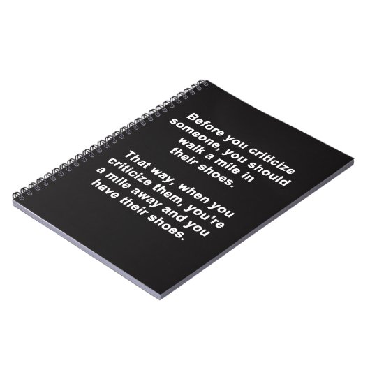 批判する前に ノートブック (左側)