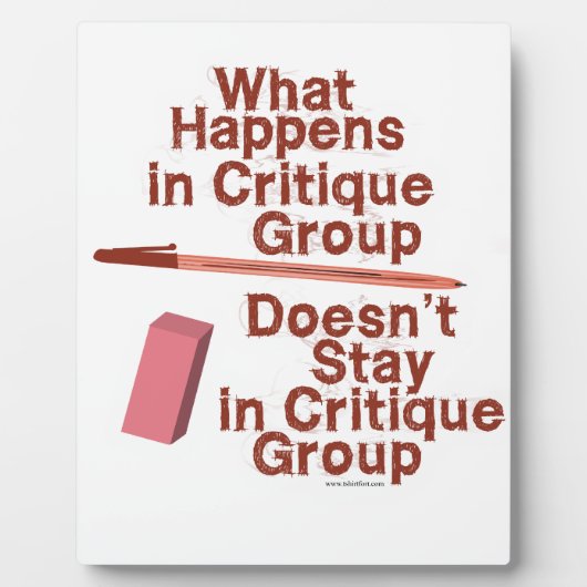 批判グループの出来事 フォトプラーク (正面)