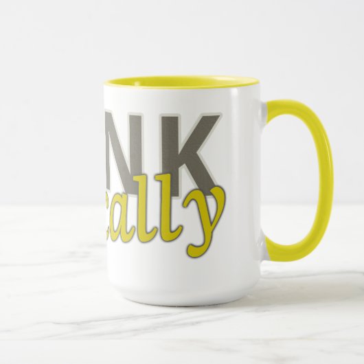 批判的にカスタマイズ可能なマグを考えて下さい マグカップ (右)