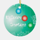 批評パートナーのオーナメント セラミックオーナメント (正面)