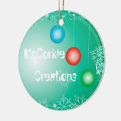 批評パートナーのオーナメント セラミックオーナメント (左)