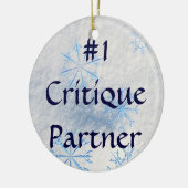 批評パートナーのオーナメント セラミックオーナメント (左)
