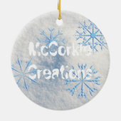 批評パートナーのオーナメント セラミックオーナメント (裏面)