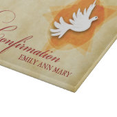 承認おめでとうのギフトカラーのパーソナライズ カッティングボード (角)