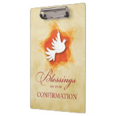 承認おめでとうのギフトカラーのパーソナライズ クリップボード (左)