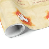 承認おめでとうのギフトカラーのパーソナライズ ラッピングペーパー (ロールコーナー)