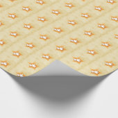 承認おめでとうのギフトカラーのパーソナライズ ラッピングペーパー (角)