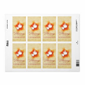 承認おめでとうのギフトカラーのパーソナライズ ラベル (フルシート)