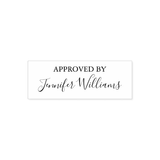 承認されたカスタム署名パーソナライズされた セルフインキングスタンプ (デザイン)