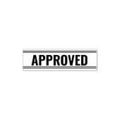 承認されたビジネス文字テンプレート セルフインキングスタンプ (デザイン)