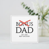 承認されたボーナ Dad 既成の父の日 カード (スタンド正面)
